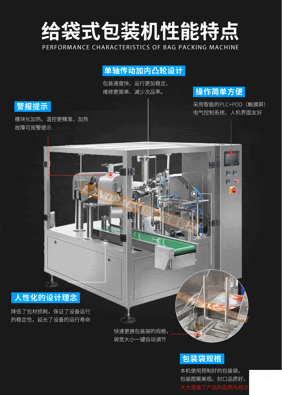 液體定量包裝機(jī)特點(diǎn)